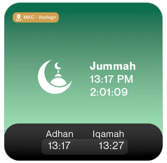 Small Quick View Widget - Light Mode